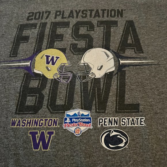 2017 Playstation Fiesta Bowl Washington/Penn State T-Shirt - Picture 5 of 6